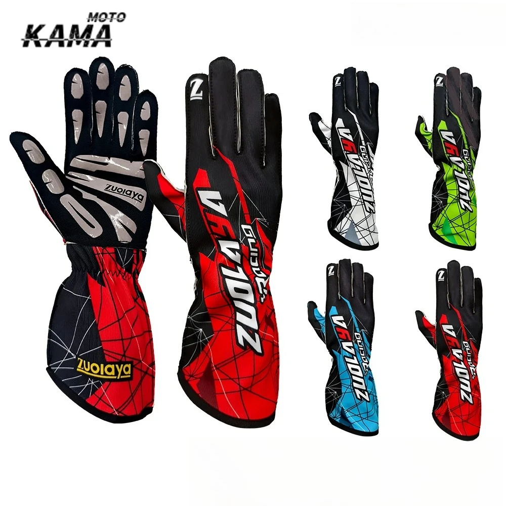 

New F1 Auto Car Karting Gloves Breathable Motorcycle Racing Gloves Silicone Non-slip Men Go Kart Race Gloves Guantes Moto Luvas
