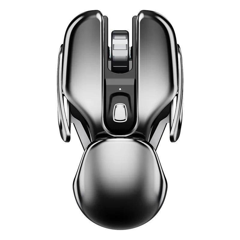 

PX2 Metal 2.4G Rechargeable Wireless Mute 1600DPI Mouse 6 Buttons for PC Laptop Computer Gaming Office Home Waterproof Mouse