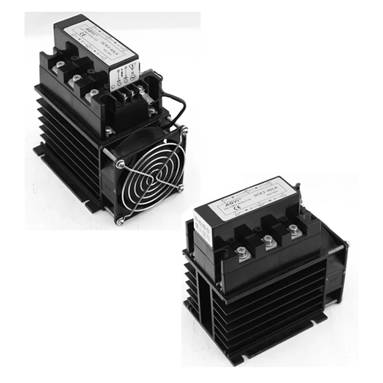 AOYI Silicon Controlled Regulator 40a Szirconiastor Power Controller Regulator Scr3-40la Fan Speed Regulator Controller