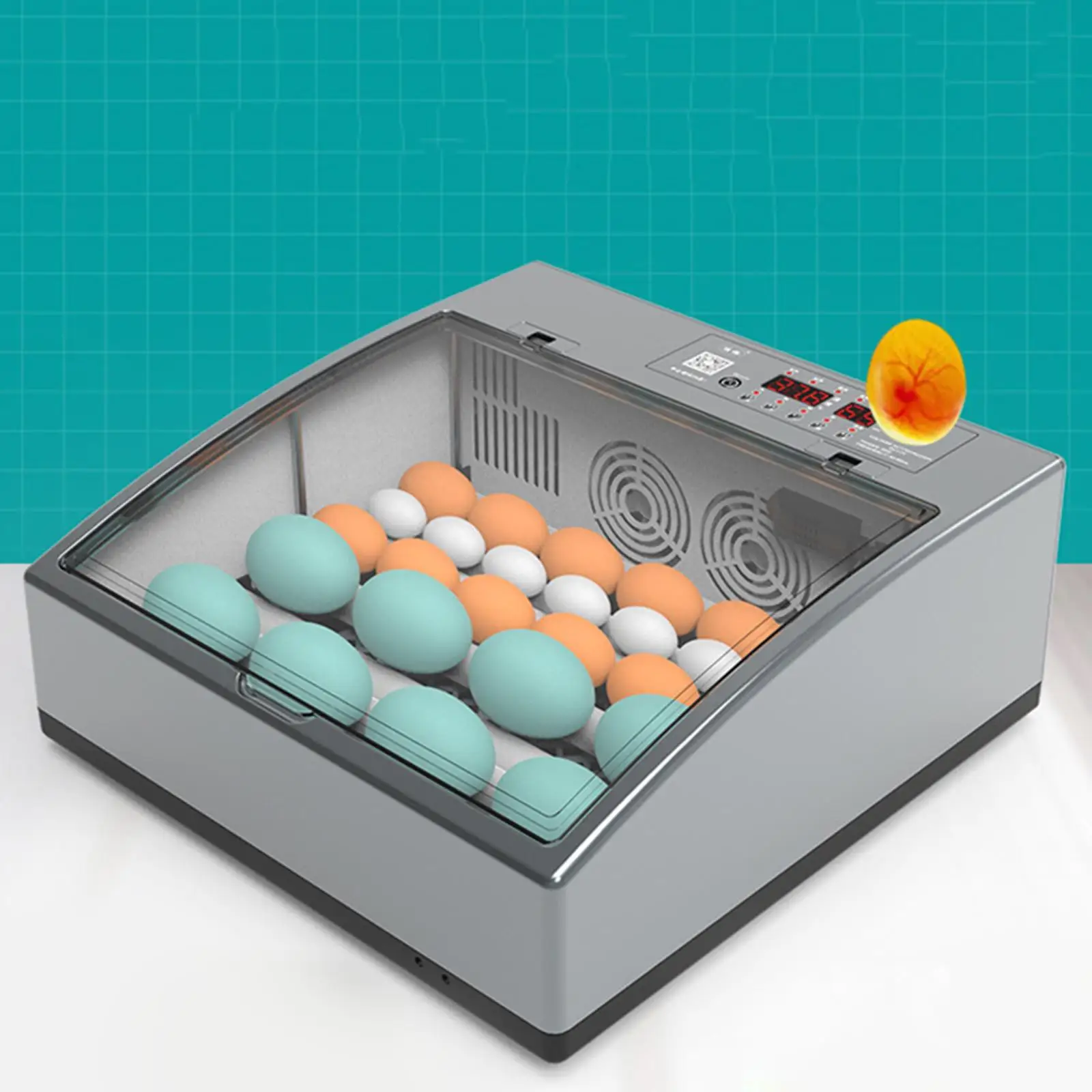 220V Eggs Incubator Brooder Chick Duck Hatcher Automatic Incubator Poultry Hatcher Turner Tool