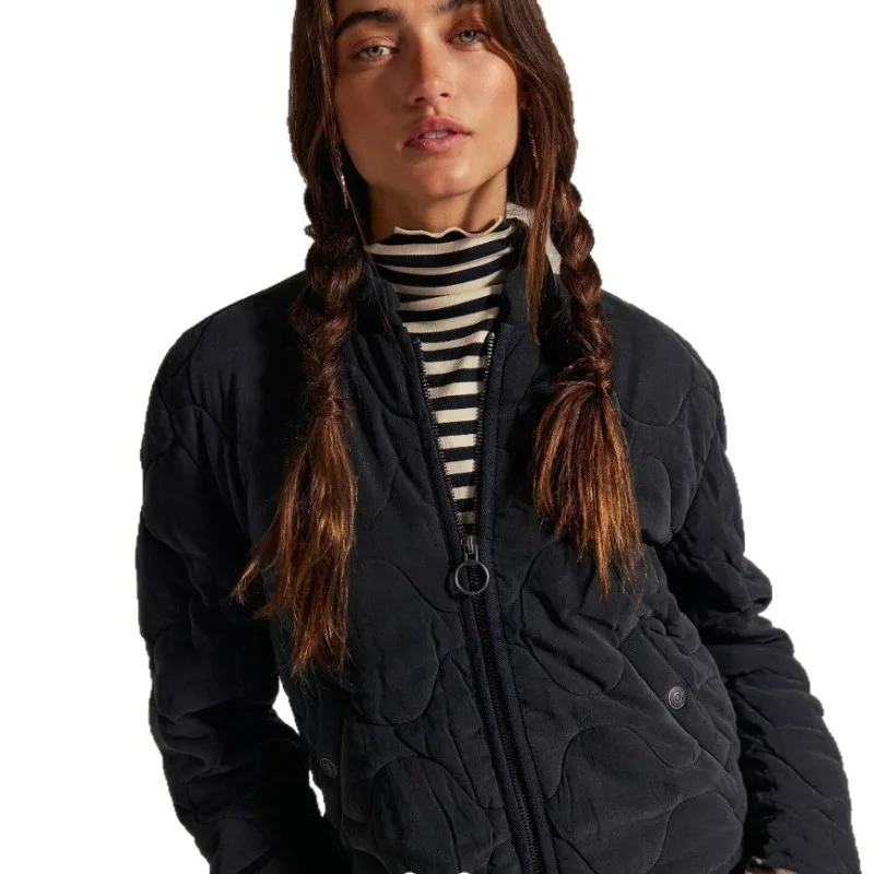 2025 Winter New Urban Leisure Quilted Jacket Loose Collar Jacket