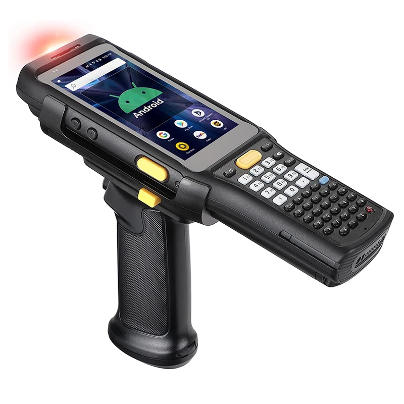 Android 13 Rugged PDA Equip with Zebra 4710 Scanner Inventory Scanner with Pistol Grip 1D 2D QR for Warehouse Handheld terminal