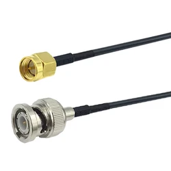 New SMA Male To BNC Male Plug Straight Right Angle Pigtail Cable Adapter RG174 Wholesale