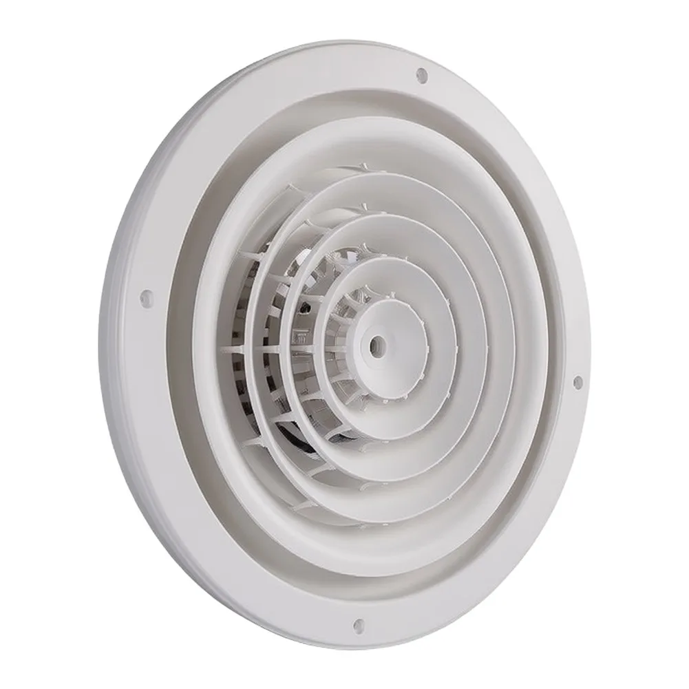 Hvac Ceiling Register Round Vent Cover For General Ventilation Setups 405mm Multiple Connection Options Vent Cover