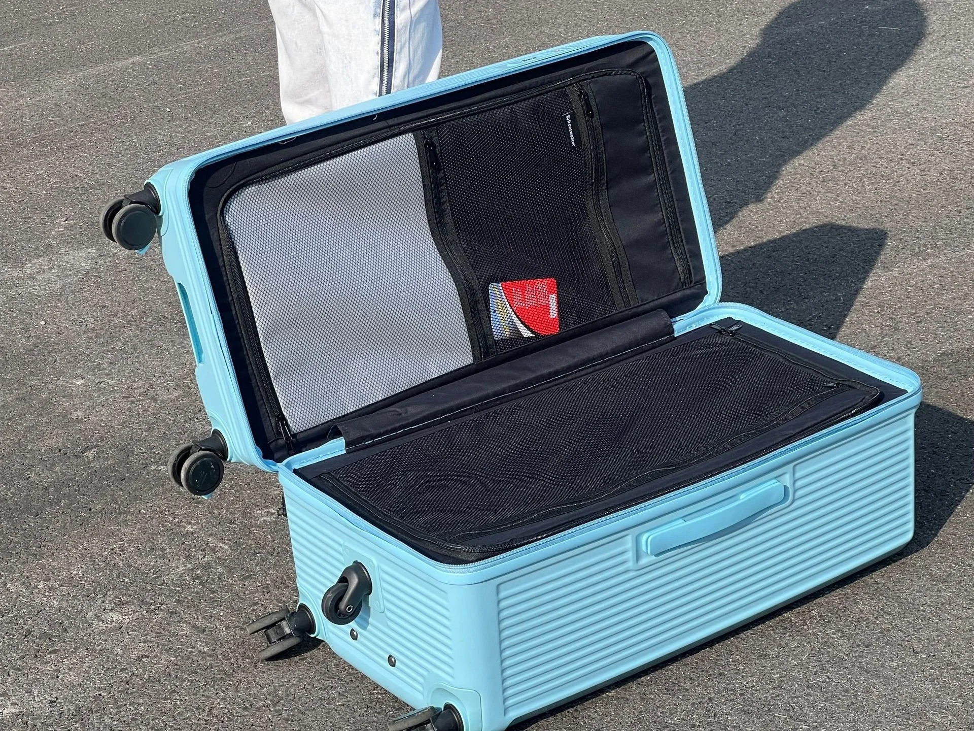 Large Capacity Suitcase Five Wheels Antibacterial Material Rolling Luggage Password Big Size Travel Suitcase