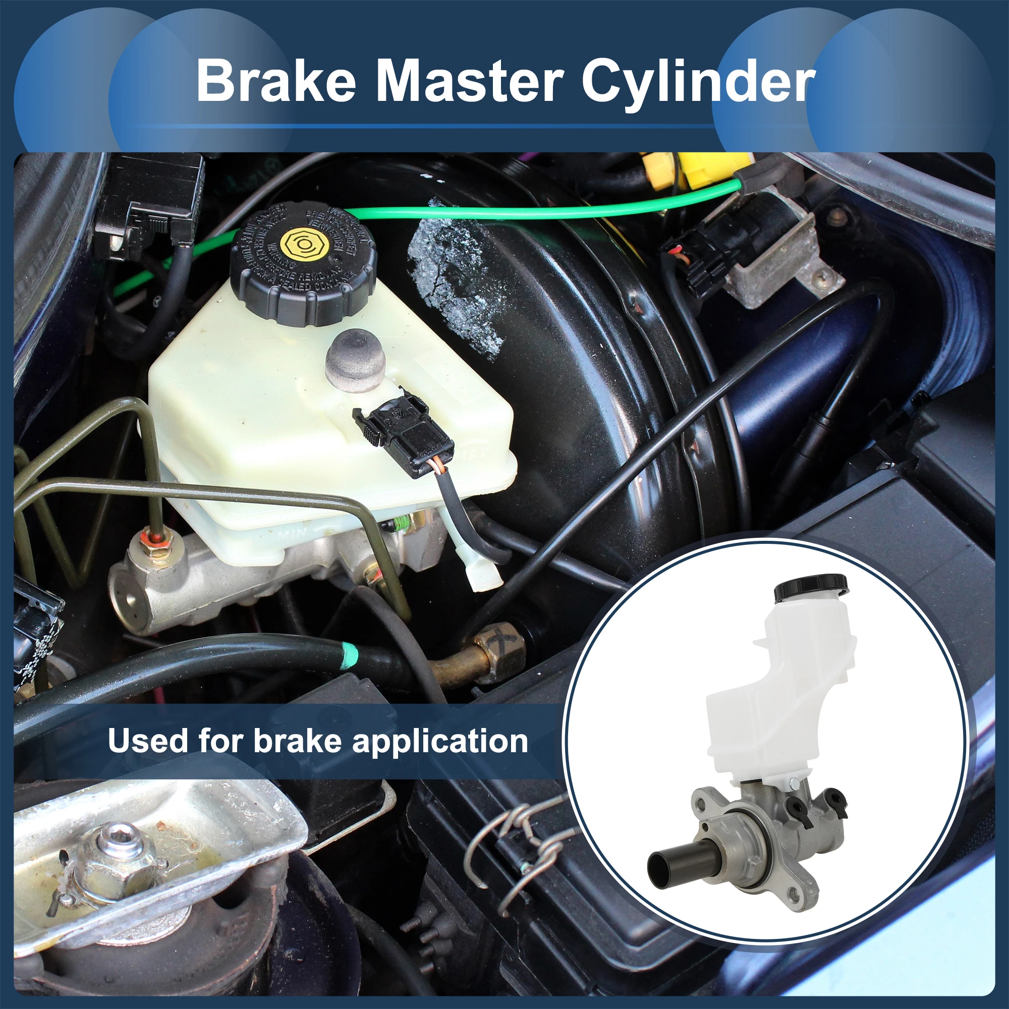 

Главный тормозной цилиндр UXCELL с резервуаром No 46010JA02A для гидравлического главного цилиндра Nissan Altima 2007-2014 гг.