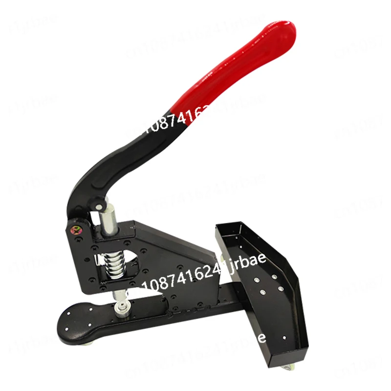 

Button machine plate inkjet photo cloth tag display rack manual buckle machine