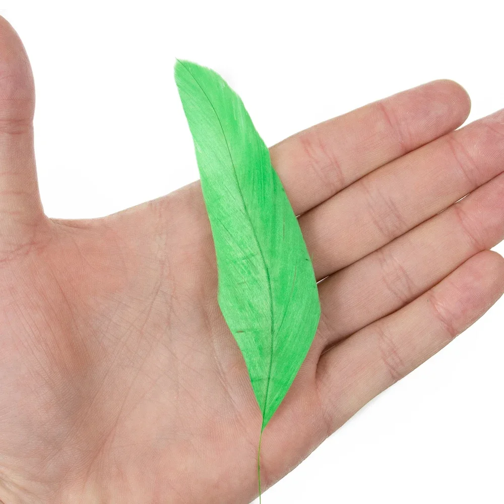 الجملة 50 قطعة أوزة ملونة الديك الجناح الريش 25-30 سنتيمتر أعمدة الدجاج DIY بها بنفسك الحرف مجوهرات صنع المجوهرات غطاء الرأس