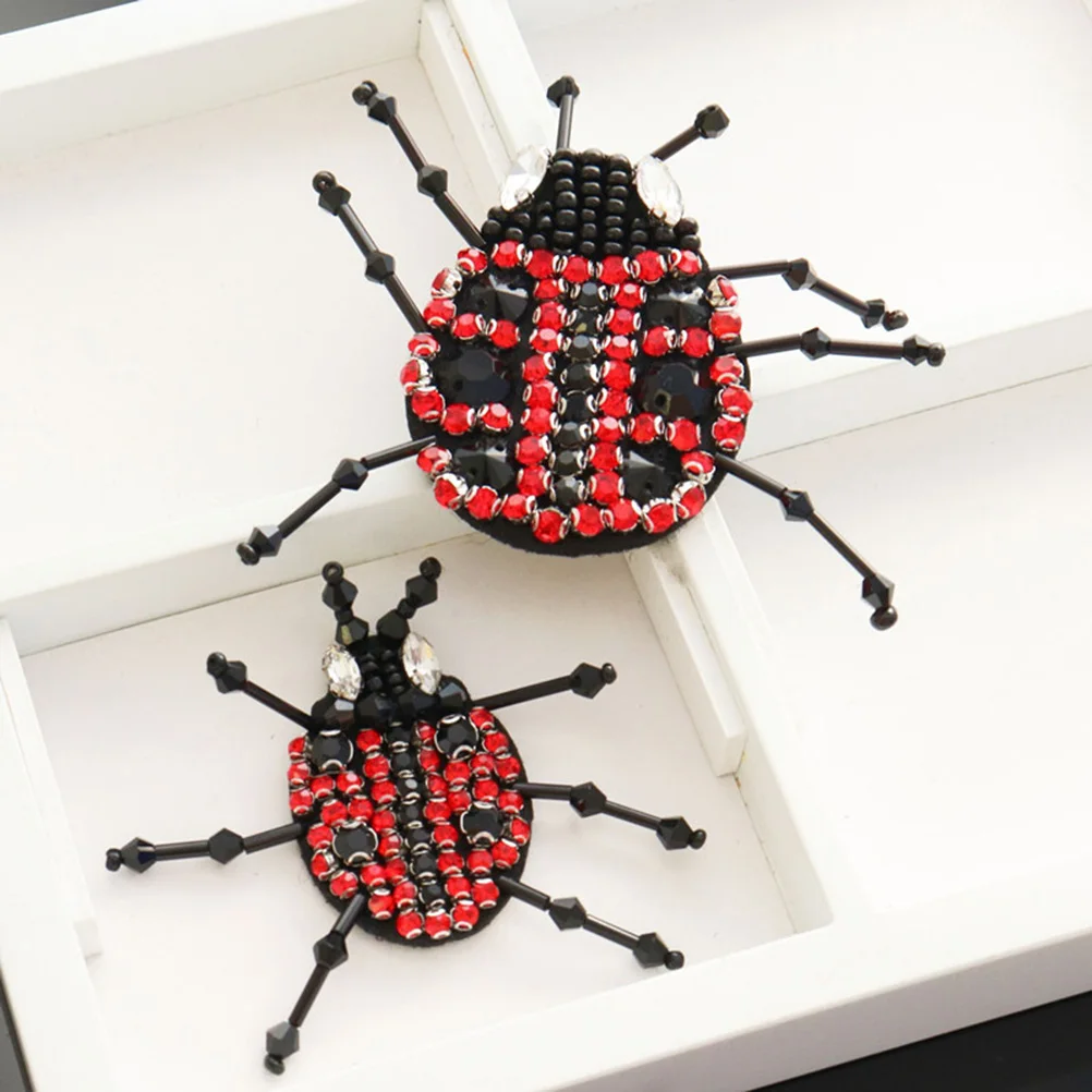 

Big Ladybug Cloth Patch Stitch Elegant Sew Patches Sweater Decoration Decorate Child