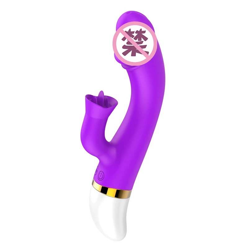 12Speed Real Dildo Rabbit Vibrators For Women Dual Vibration Silicone Sex Toys For Woman Female Vagina Tongue Clitoris Massager