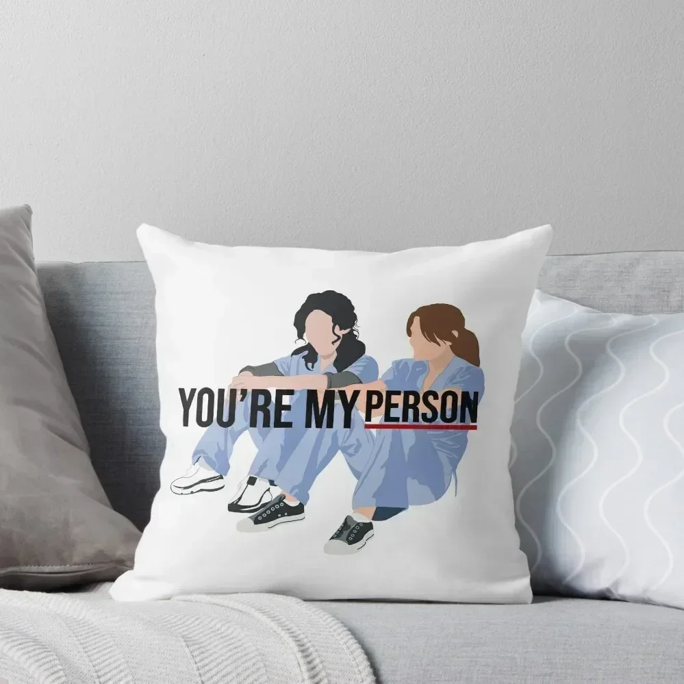 Meredith and Christina Greys My person Throw Pillow Sofa Cushions Luxury Living Room Decorative Cushions pillow