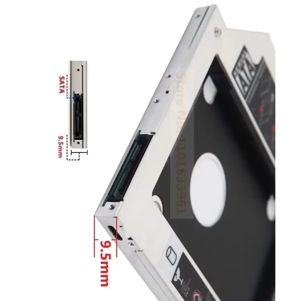 9.0mm 2nd 2.5 Hard Drive Optical bay Caddy Frame for Lenovo IdeaPad Z500 Z500t Z510 Y500 Y500N Y510P 510-151SK G40-70AT G50-70AT
