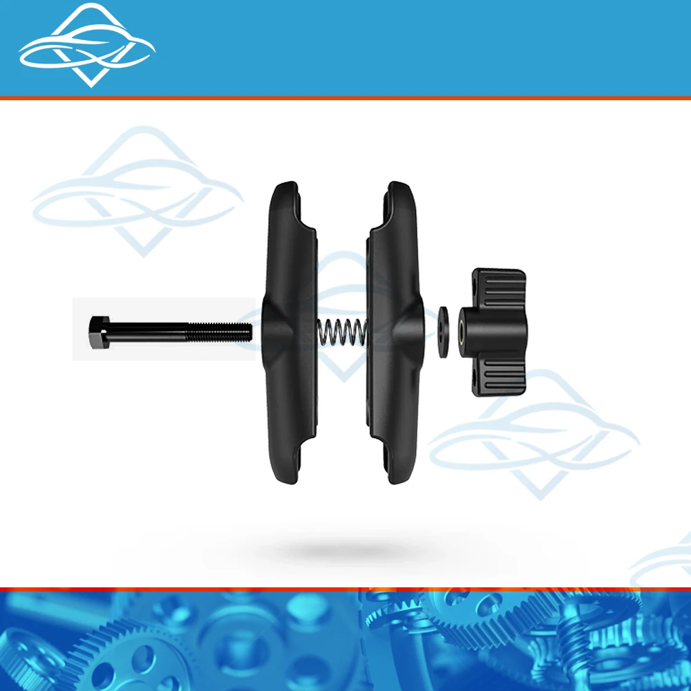 Aluminum Alloy Double Socket Arm for 25mm/1 Inch Ball Head Holder Mount 6/9.5/15cm Clamp for Bicycle Motorcycle Camera Extension