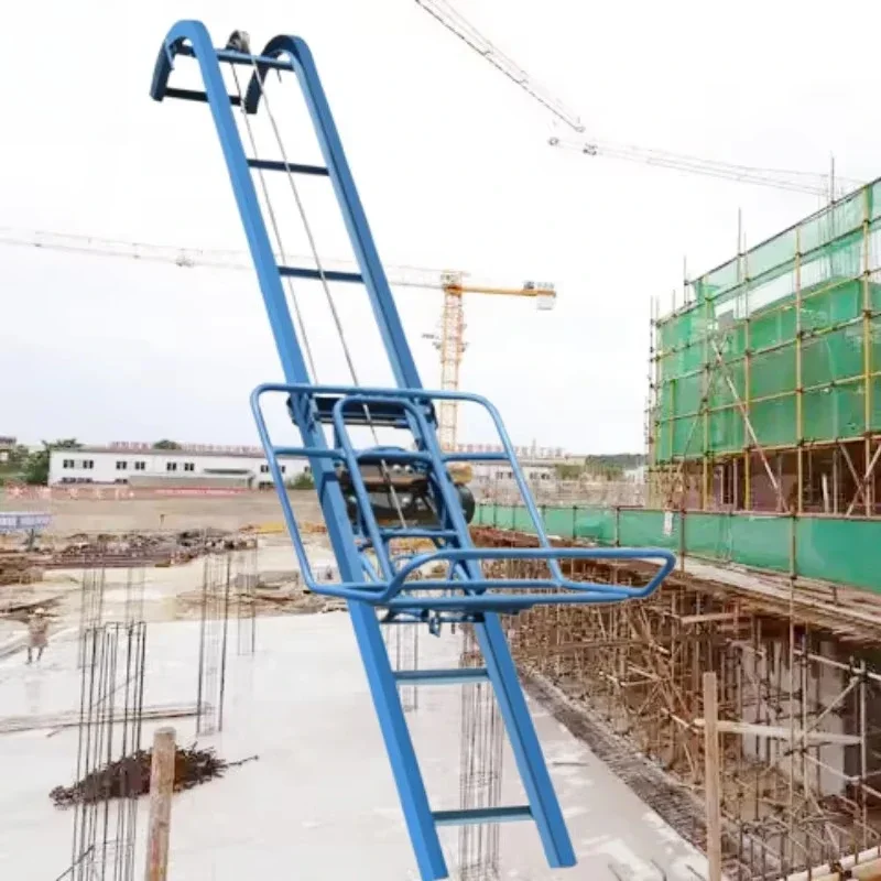 

Heavy Duty Electric Cement Mortar Conveyor Machine, Concrete Transport Hopper Elevator for Construction Slope Loading