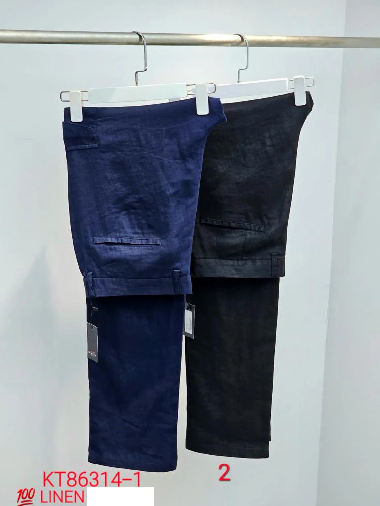 

BILLIONAIRE BLKA CPTG Pants Thin Linen 2024 Spring Summer new business soft comfort Breathable Quality Size 31-40 Sport Pants