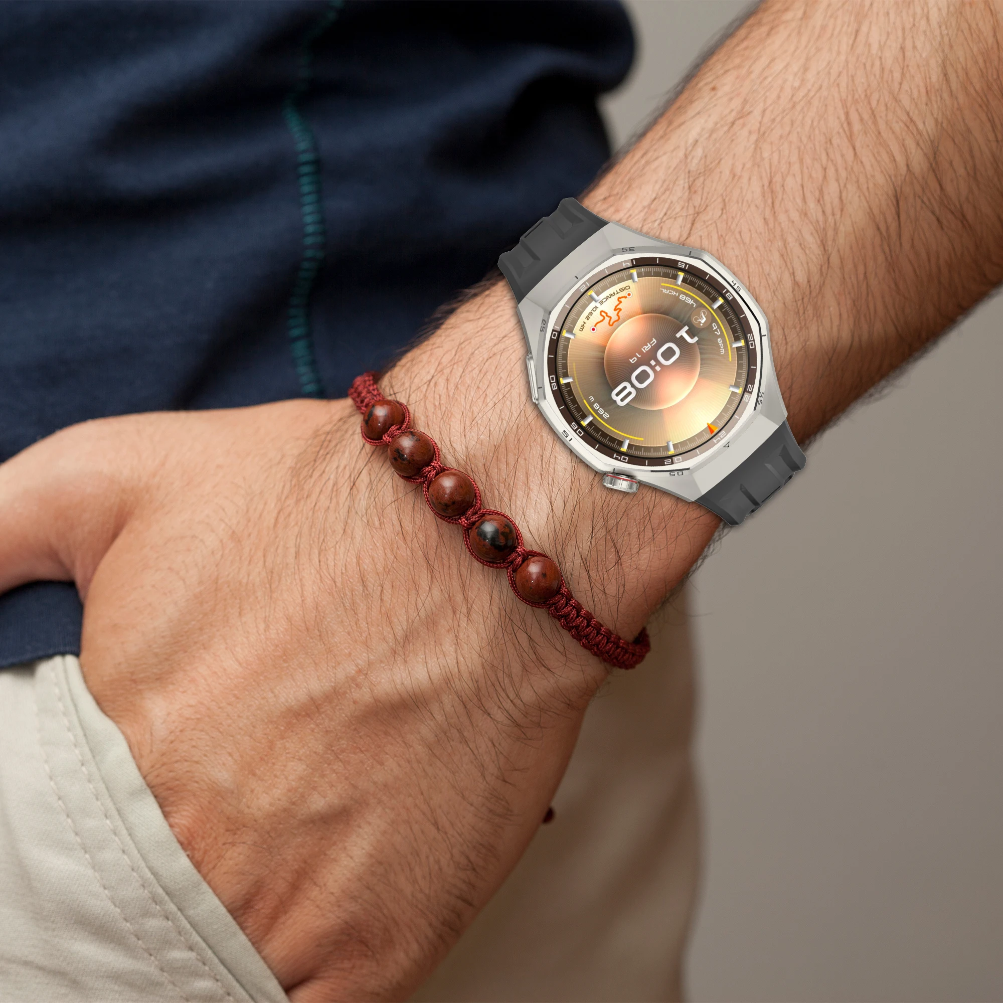 Cinturino per orologio in silicone tinta unita per Huawei Watch GT6 pro 46mm cinturino per Huawei Watch GT 6 pro cinturino per orologio accessorio