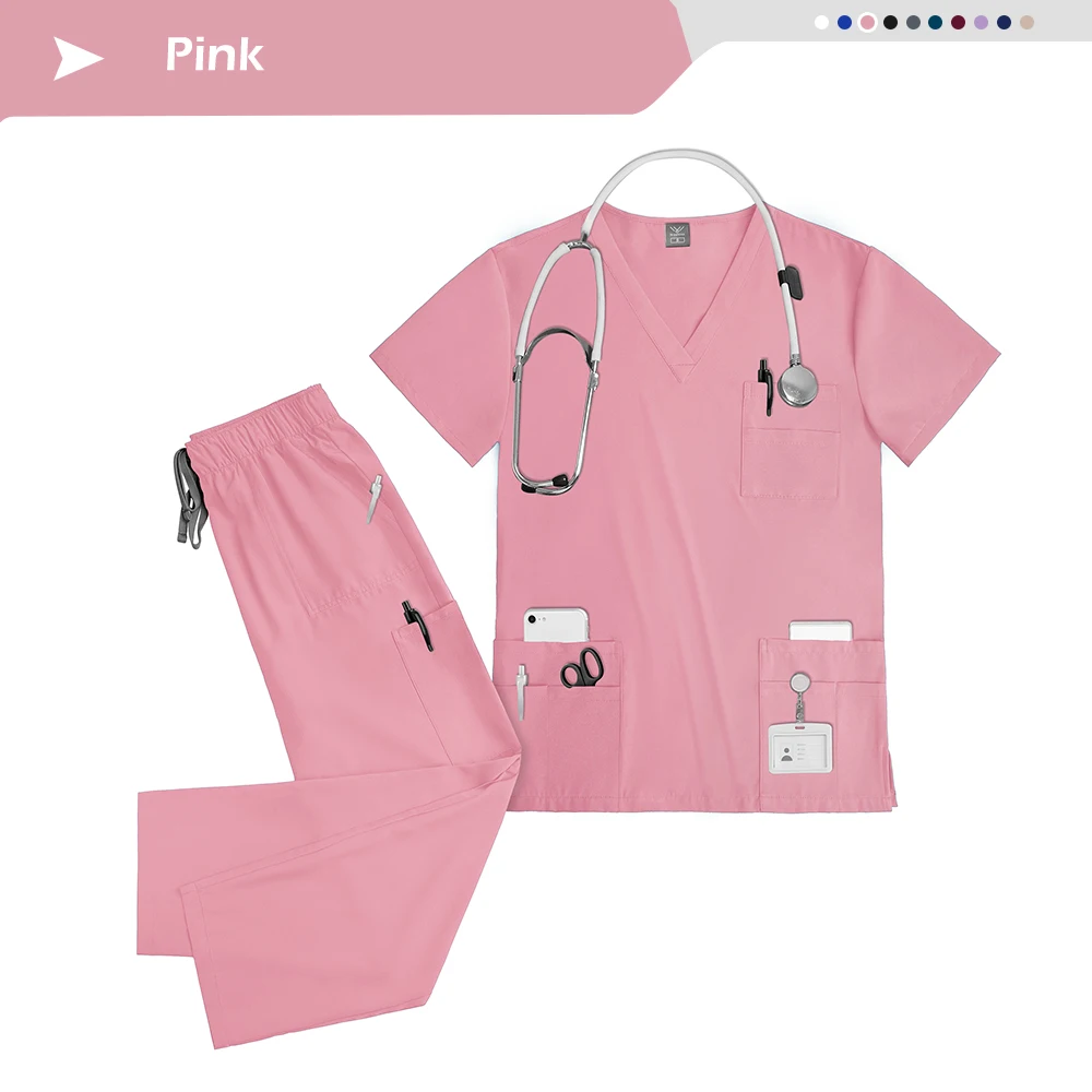 Peeling-Sets, Krankenpflege-Uniformen, medizinisches Krankenhaus, Ärzte, Krankenschwestern für Frauen und Männer, klinisches Sanitär-Outfit, Anzug, Schönheitssalon, SPA-Uniform