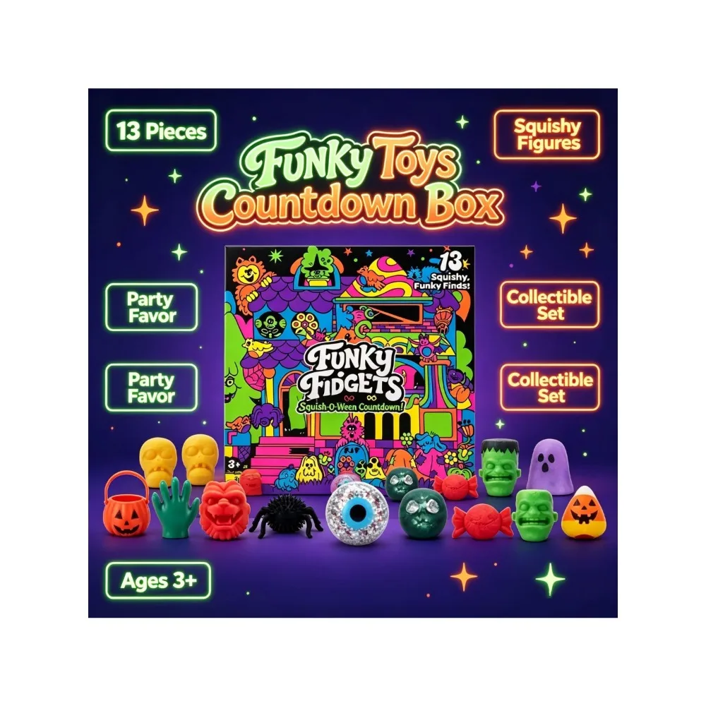 2026 NewChristmas Arrival Calendar Blind Box 24 Day Countdown Treasure Hunt Surprise Stress Relief Toys Children's Festival Gift