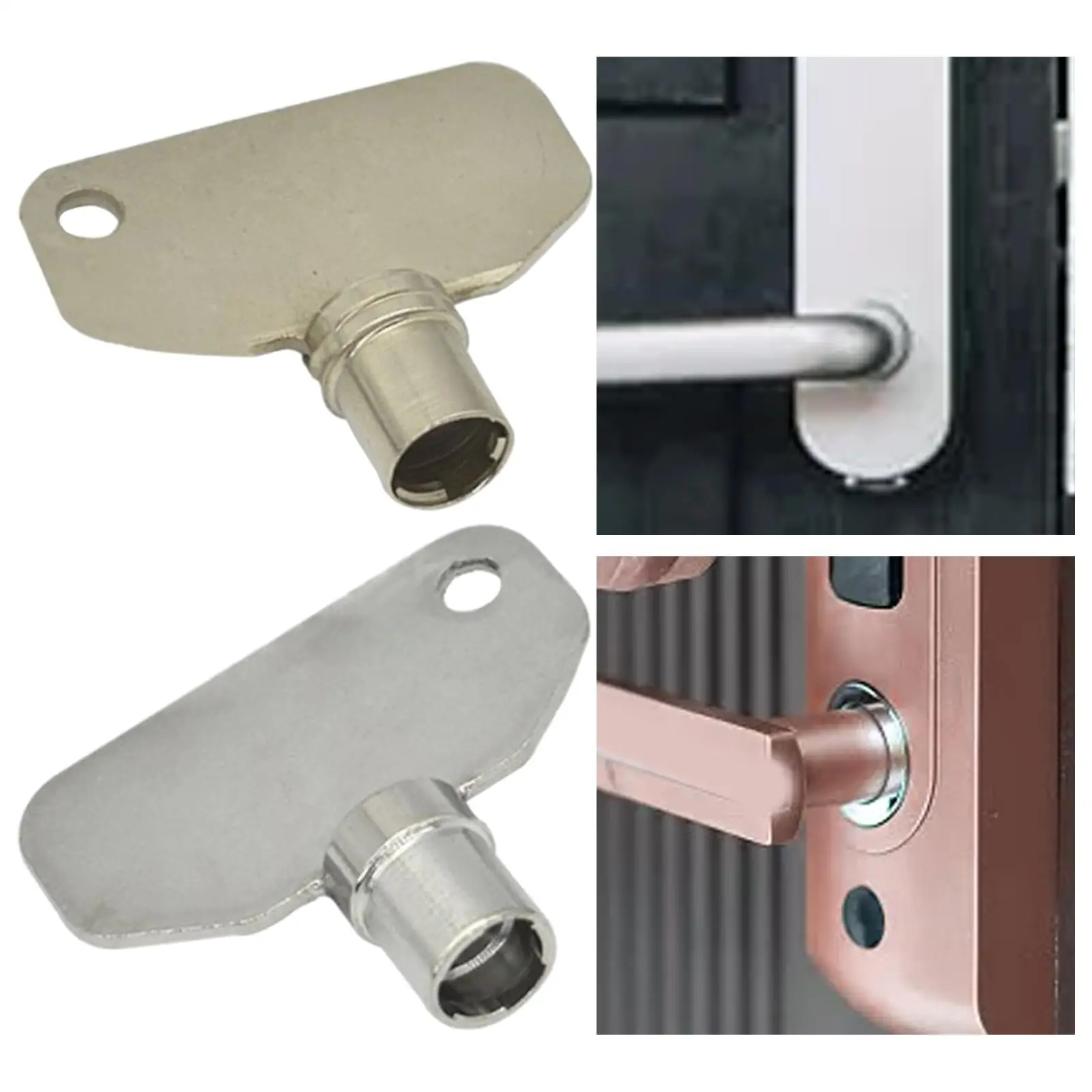 E3-5-15 Barrel Key Tubular Key Hollow Key Fit for RV Motorhome Zinc Plated Steel Locking Devices Antitheft Storage Trunk