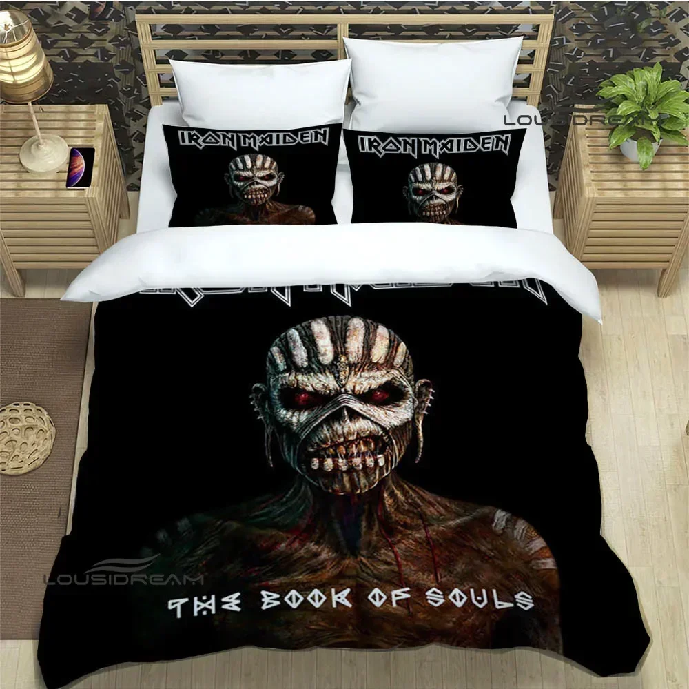 3D Rock band I-Iron-M-Maiden Bedding Sets exquisite bed supplies set duvet cover comforter set bedding set luxury birthday gift