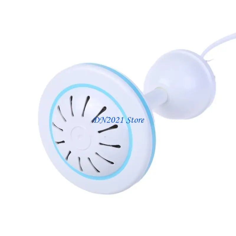 F3KE Portable Car Fan 12V 6W Plastic with Switches Mini Ceiling Fan Hanging Fan 20inch Tent Fan for Office Bedroom Outdoor