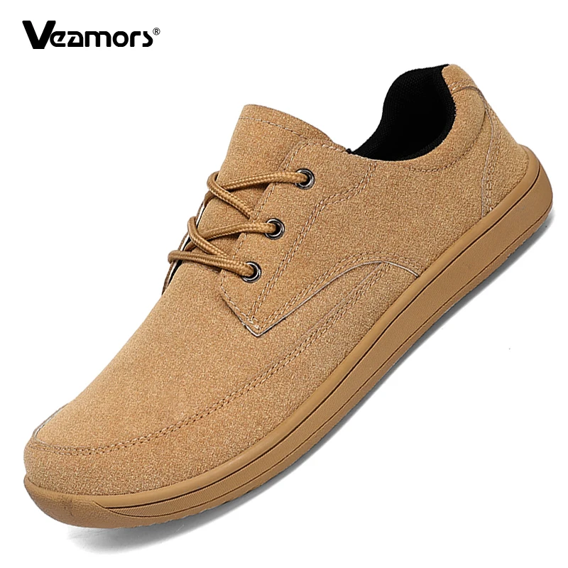 

Men's Wide Toe Barefoot Sneakers Minimalist Fashion Walking Shoes Male Non-slip Outdoor Casual Sports Shoes Elastic Sole
