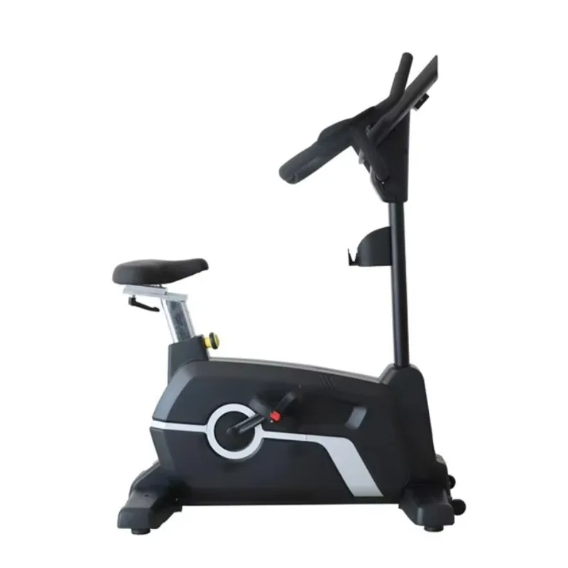 Equipo de fitness interior comercial, bicicleta estática Vertical con Control magnético ajustable, bicicleta estática con diseño cómodo
