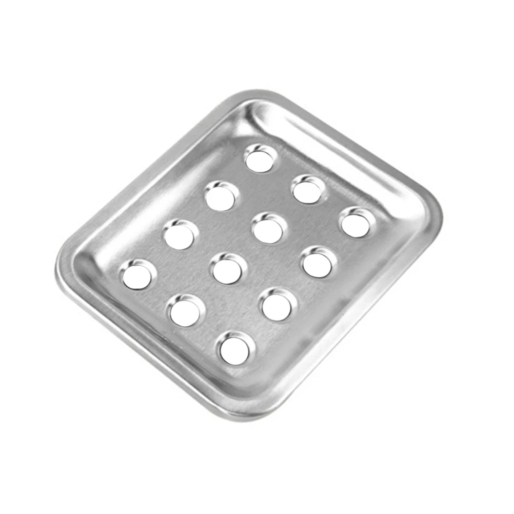 

Stainless Steel Soap Dish Double Layer Drain Tray Holder Box For Bathroom Kitchen Shower Bathtub Counter Easy