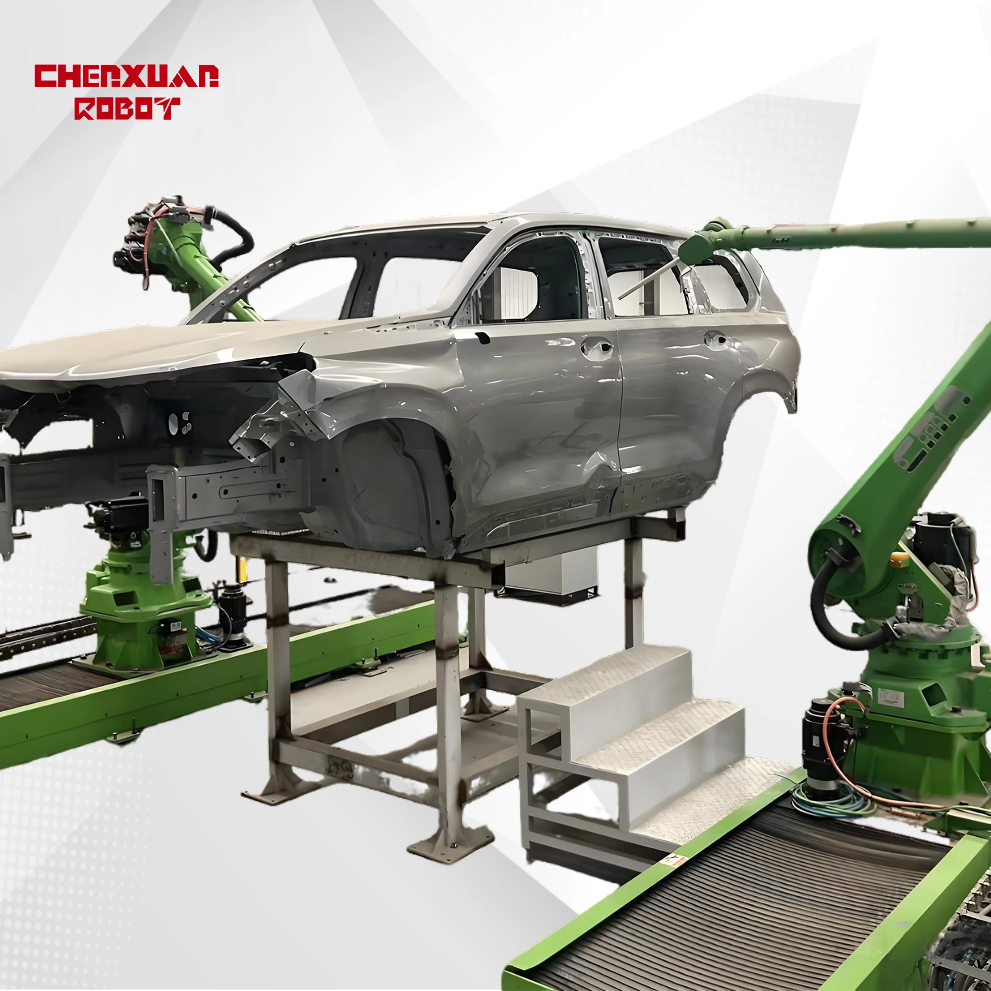 Programmable PLC Controlled 6-Axis Industrial  Arm with Servo Motor for Spray Painting Cars and Chairs IP65 Protection