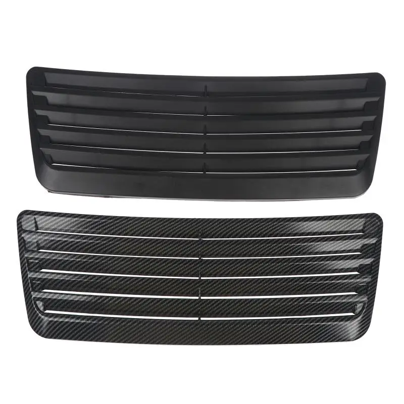 Universal Car Air Flow Inlet Scoop 1Pcs Carbon Fiber Look Bonnet Hood Decor Sticker Fits For Ram Auto Accessory