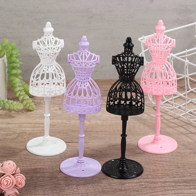 Doll Display Holder Dress Clothes Mannequin Hollow Model Hanger Stand Rack Holder For Dolls Girls Gown Doll Accessories