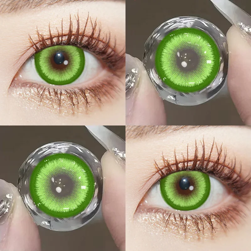 JeweLens Grüne Farbe Kontakt Koreanische Große Augen Objektiv Cosplay Kontakte Neu Kommen Make-Up Hohe Qualität Schnelle Lieferung – Detail 6
