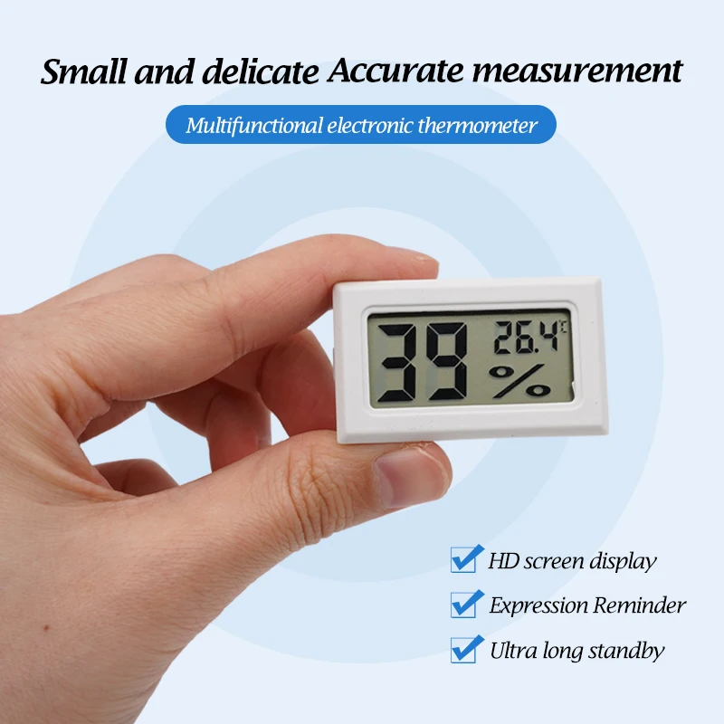 Beekeeping Beehive Mini Convenient Digital Lcd Hygrometer Thermometer with Sensor Monitoring Display Humidity Detector