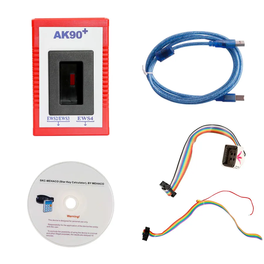 AK90 V3.19 klucz programujący OBD2 dla kluczyka samochodowego BMW obsługa narzędzi do programowania EWS/CAS z 1995-2009 kluczy identyfikacyjnych