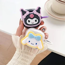 For Samsung Galaxy Buds FE Case Cute Kuromi Earphone Case For Samsung Buds 2 Live Pro Wreless Headset Protection Cover With Hook