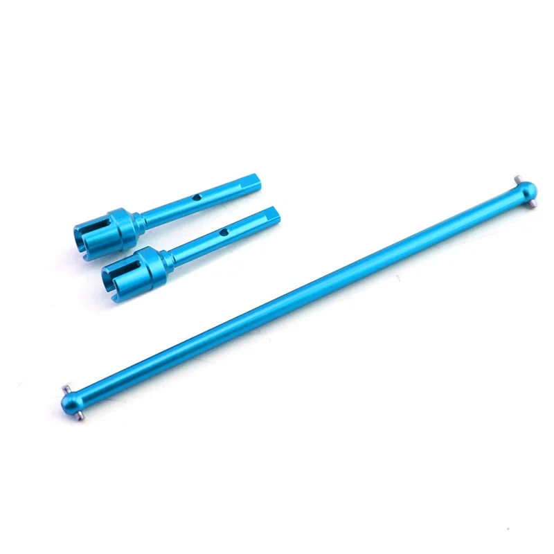 A63T-3Pcs Metal Central Drive Shaft And Propeller Joint Set For Tamiya TT-02 TT-02B TT02 TT02B 1/10 RC Car Upgrade Parts