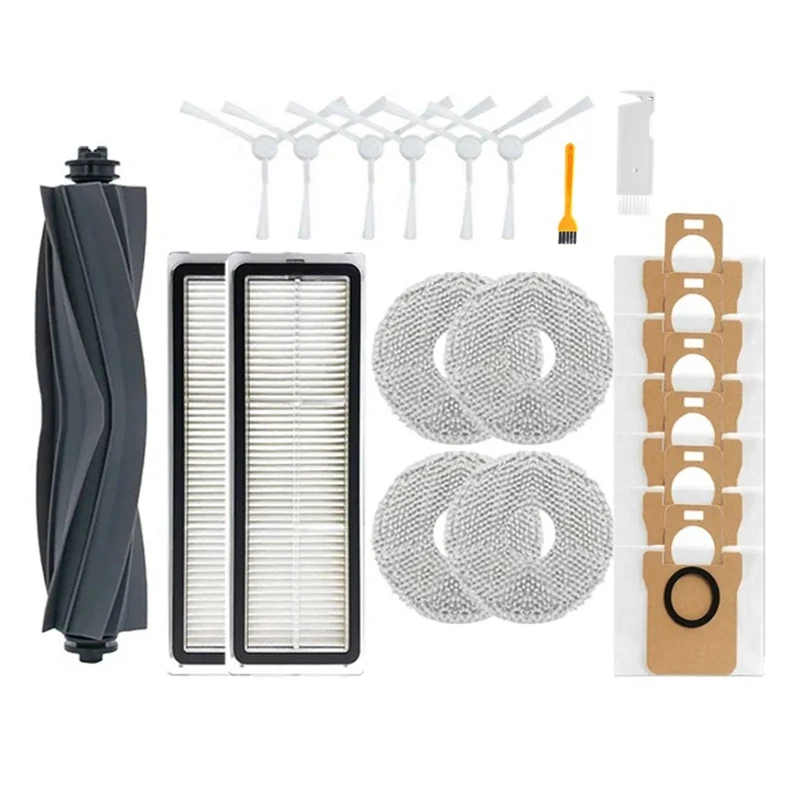 

For Xiaoml Mijia Omni 1S B101CN Robot X10+ Dreame L10S Ultra / S10 Pro Main Side Brush Filter Mop Robot Vacuum Bag Accessories