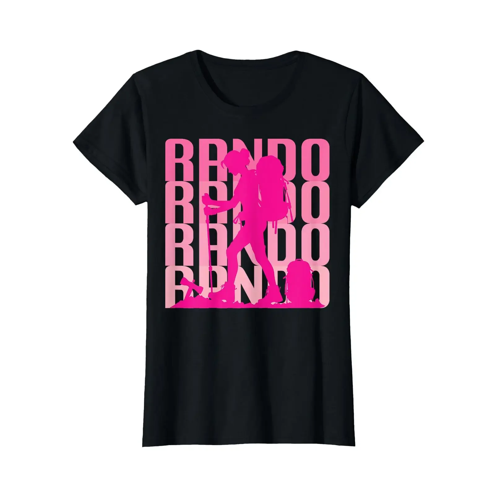 idea for hiker mountain girl woman hiking t shirt Black Female X Small vintage Washed Slightly Stretched homme streetwear Soft