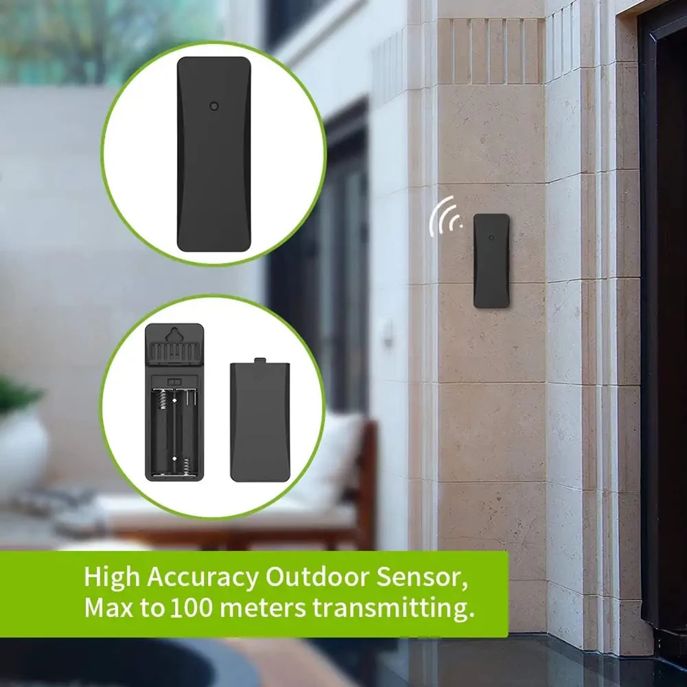 with Shelf or Wall Mounting Comprehensive Weather Insights Remote Sensor for Wireless Weather Stations Outdoor Use