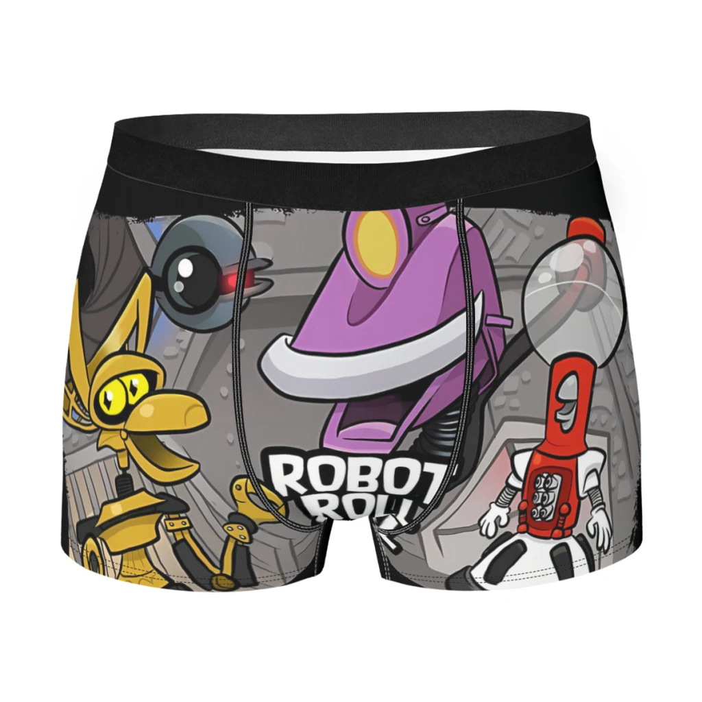 MST3K Robot Roll Call Robot Underpants Breathbale Panties Men's Underwear Sexy Shorts Boxer Briefs