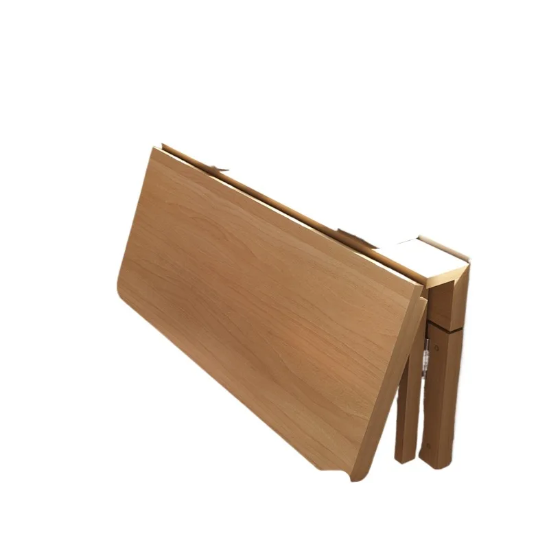 

Wall mounted folding table simple household desk solid wood shelf