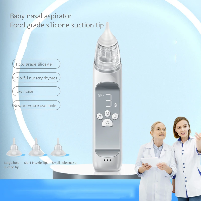 Baby Nasal Aspirator Electric Snot Cleaner Children's Nasal Cleaning Apparatus Cleaning Nasal Congestion Through The Nose God