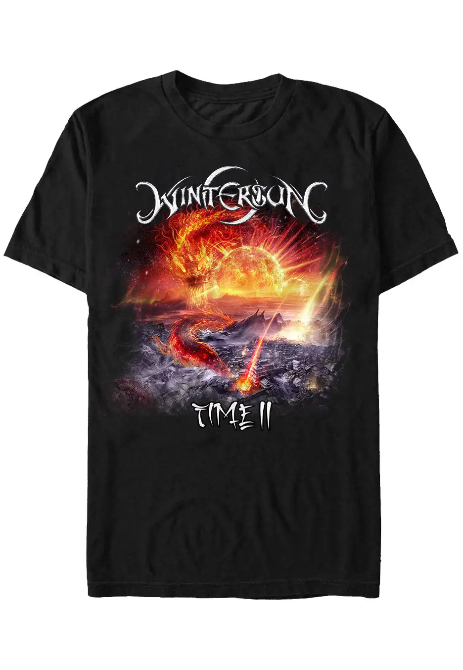 

Wintersun Time II T-Shirt Peripheral Pattern Printing Summer Luxury Brand Cotton Men's and Women's T-Shirts Short Sleeves