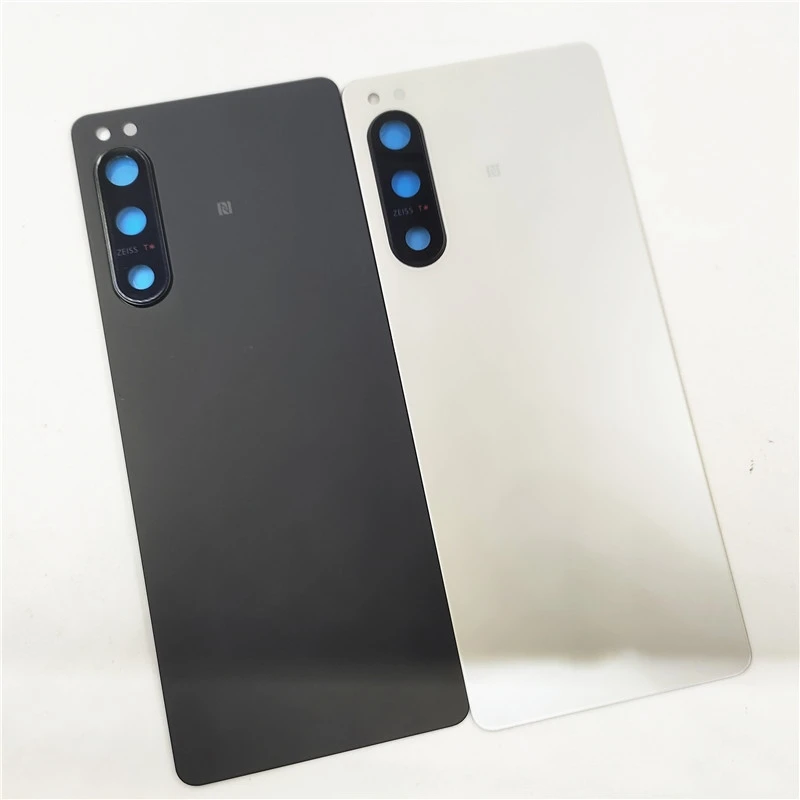 Para sony xperia 5 iv tampa da bateria painel de vidro porta traseira habitação caso XQ-CQ54 XQ-CQ72