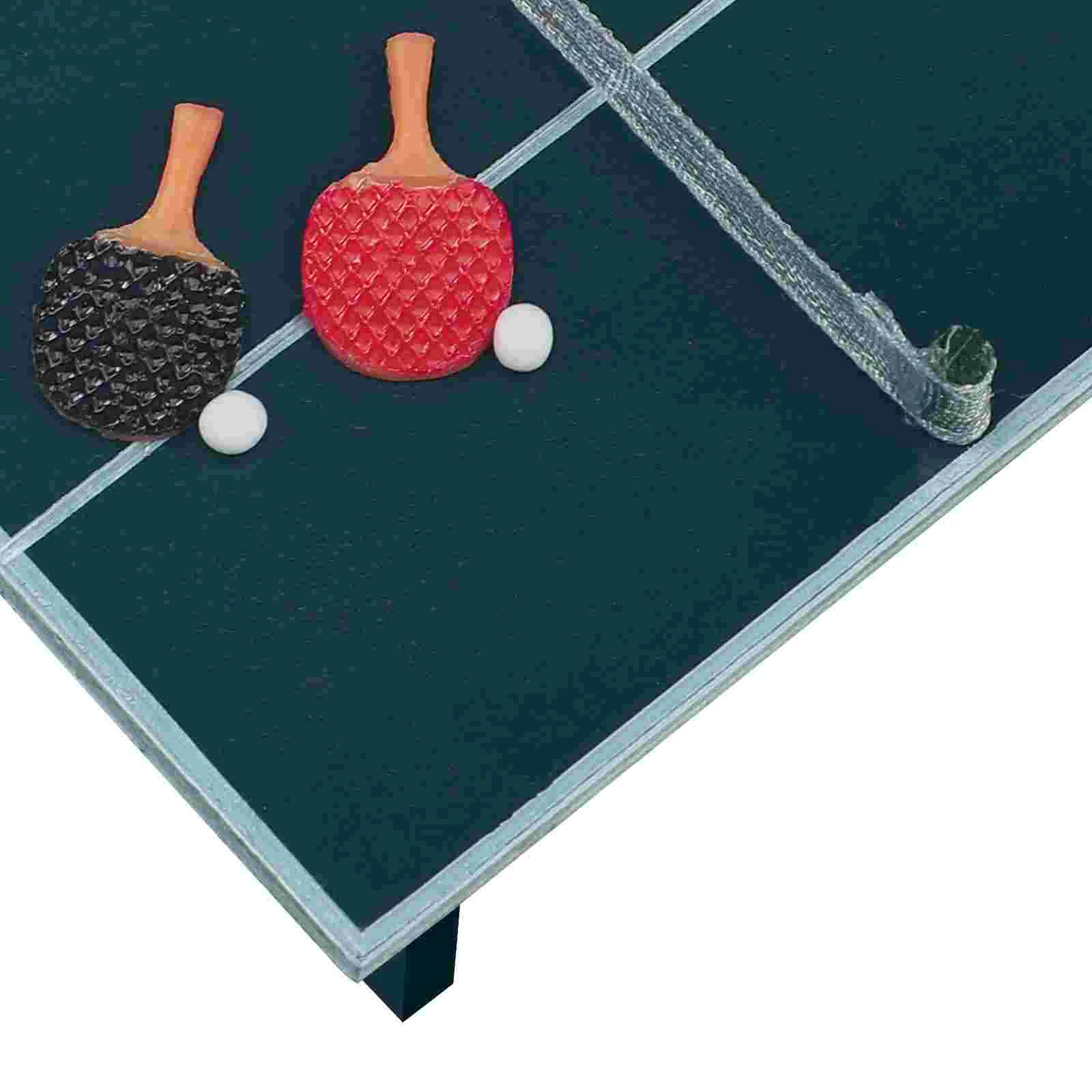 Accessoires de Tennis de Table pour Maison de Poupées, Équipement de Jouets, Mini Ornement