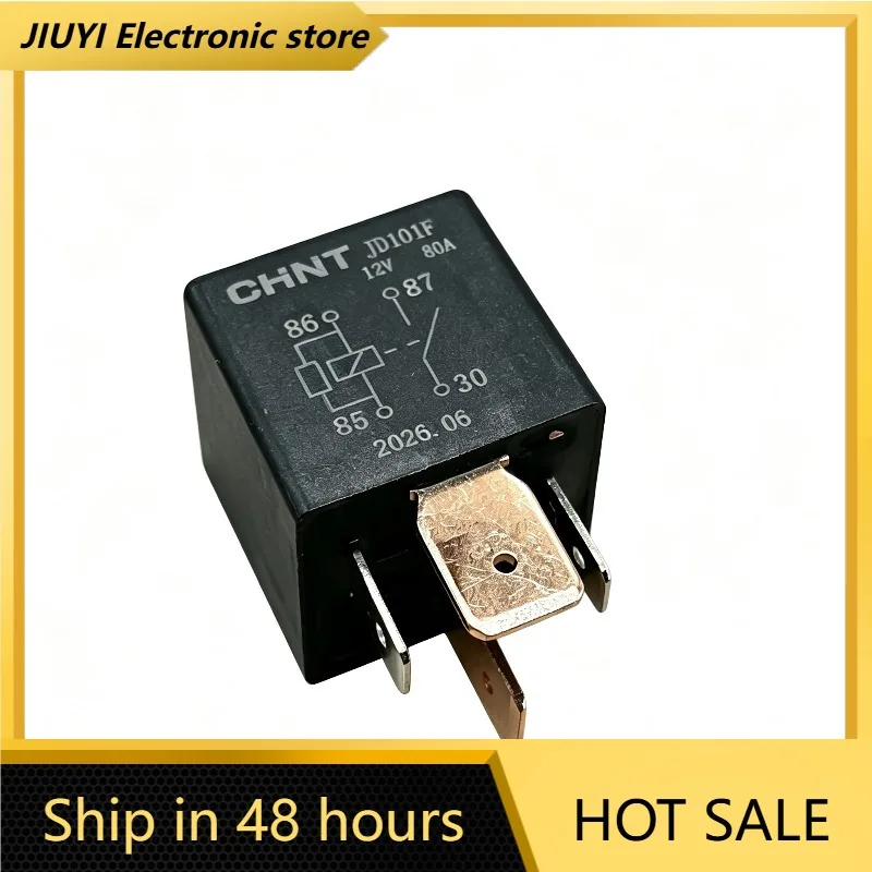 JD101F DC12V 80A Automotive Relay 4Pin SPST‑NO Car Heavy Duty Power Relay