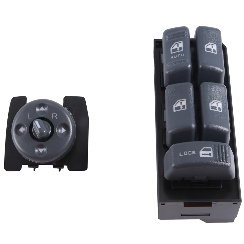 

Car Left Driver Side Master Window Mirror Control Switch Button Replacement Accessories For GMC Chevrolet 15009690 15151360