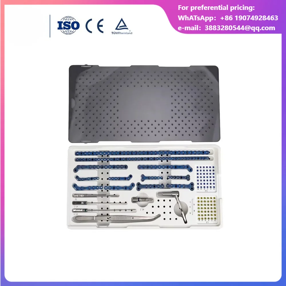 2.4mm ALPS Veterinary Orthopedic Locking Plate Instrument Kit Small Animal Fracture Repair Minimally Invasive & Rapid Healing