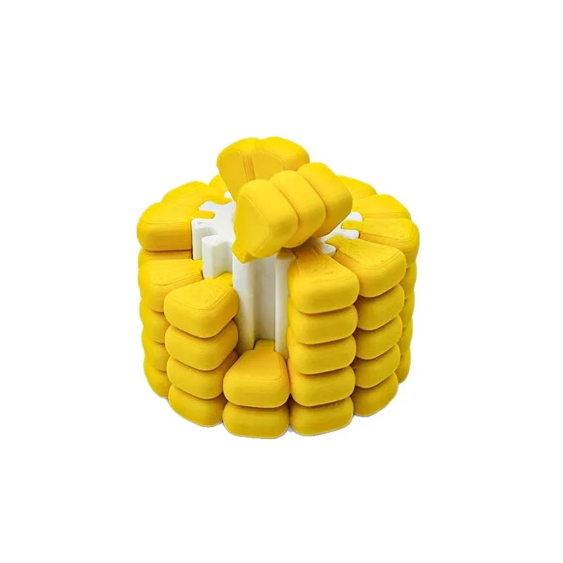 3d Printed Corn Puzzle Mini Ornament Decryption Game Creative Home Decoration Handicraft Ornament Simulation Gift Sets Kid Gift
