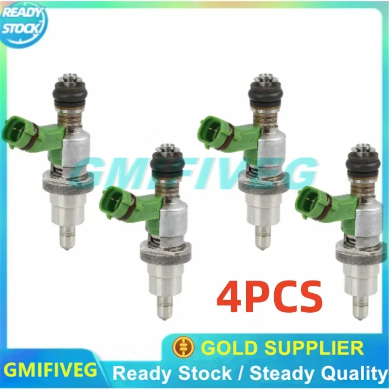 4PCS Fuel Injectors 23250-28070,23209-28070,23290-28070,23209-29065,23250-29035 For TOYOTA AVENSIS VERSO RAV4 2.0 Refurbished